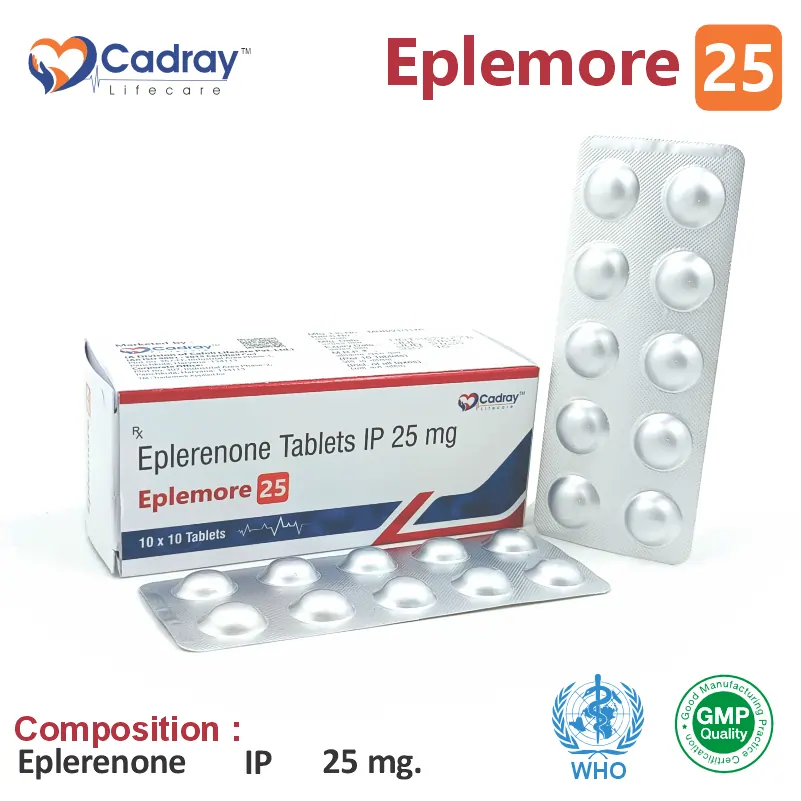 Showing Eplerenone 25mg at Best Price in PCD Pharma with other Medicines for Hypertension, Blood Pressure and sugar